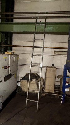 1 Alu-Anlegeleiter, 10-sprossig
